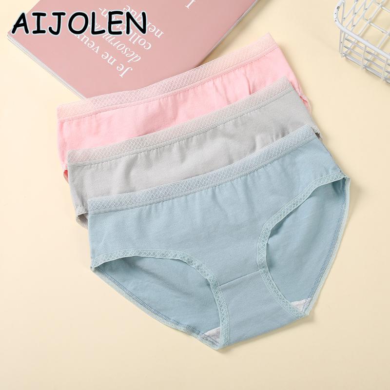 Women' Panties AIJOLEN Pure Color Cotton Underwear Ladies Seamless Briefs Soft Breathable Loose And Comfortable, Black
Women' Panties AIJOLEN Pure Color Cotton Underwear Ladies Seamless Briefs Soft Breathable Loose And Comfortable, Black