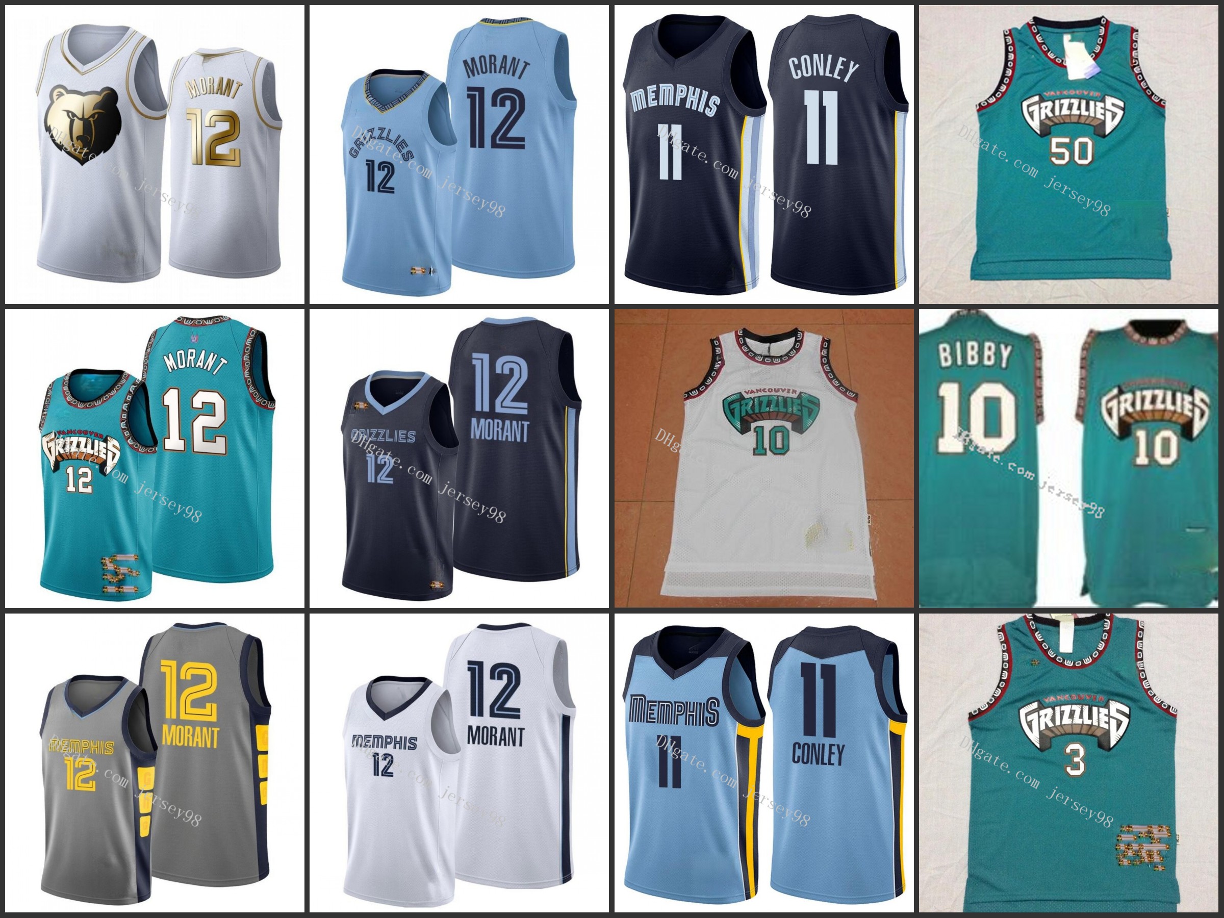 MemphisGrizzliesMEN 11Mike Conley 12JaMorant 33MarkGasol 50Randolphretro Jersey, 47
MemphisGrizzliesMEN 11Mike Conley 12JaMorant 33MarkGasol 50Randolphretro Jersey, 47