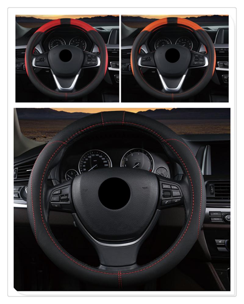 Steering Wheel Covers 2022 Auto Cover 38CM Car Interior Accessories For Expedition EcoSport Kuga F-Series Escape
Steering Wheel Covers 2022 Auto Cover 38CM Car Interior Accessories For Expedition EcoSport Kuga F-Series Escape