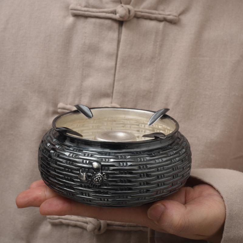 Creative Personality Sterling Silver 999 Bright Old Crab Ashtray Home Living Room Office Bowls
Creative Personality Sterling Silver 999 Bright Old Crab Ashtray Home Living Room Office Bowls