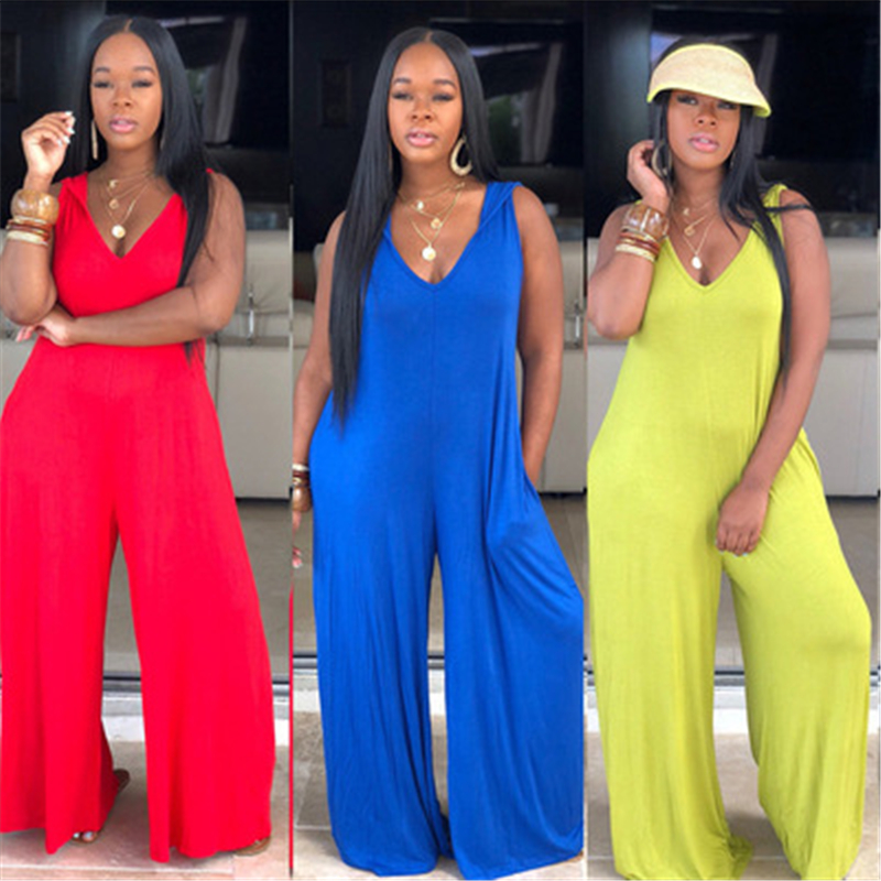 Womens Solid Color Rompers Fashion Trend V-neck Sleeveless Sling Tops Trousers Designer Female Summer Pocket High Waist Casual Loose Jumpsuits M917, Yellow
Womens Solid Color Rompers Fashion Trend V-neck Sleeveless Sling Tops Trousers Designer Female Summer Pocket High Waist Casual Loose Jumpsuits M917, Yellow