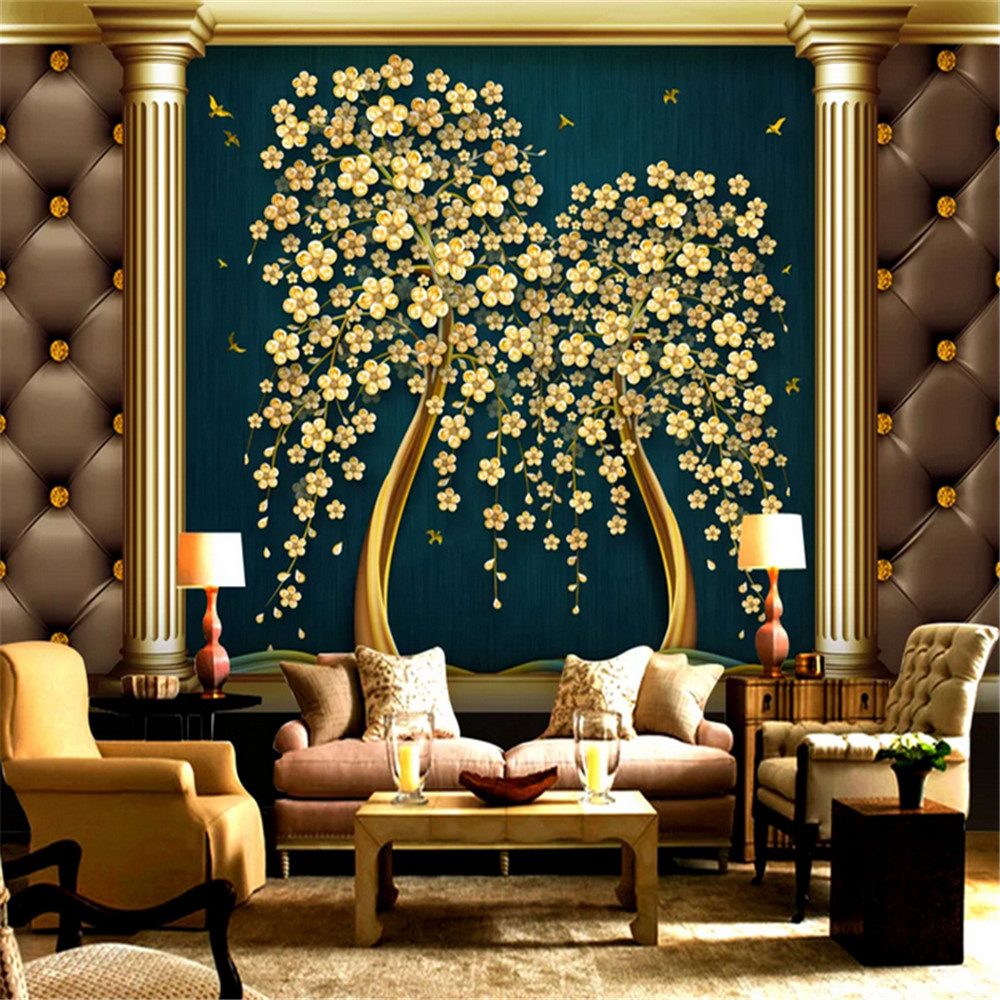 Custom Mural Wallpaper 3d Elegant Green Flower Luxury Wall Decor Living Room Wallpaper, Brown
Custom Mural Wallpaper 3d Elegant Green Flower Luxury Wall Decor Living Room Wallpaper, Brown