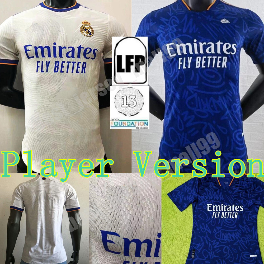 Player version 21 22 real madrid jerseys hazard BENZEMA isco reinie soccer modric ALABA bale 2021 2022 football jersey men kids kit Hombres, Black;yellow
Player version 21 22 real madrid jerseys hazard BENZEMA isco reinie soccer modric ALABA bale 2021 2022 football jersey men kids kit Hombres, Black;yellow