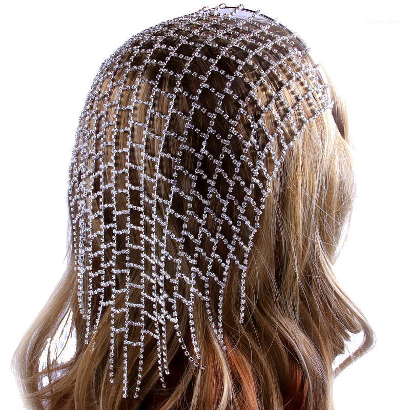 Chran Bridal Full Rhinestone Headband Tassel Hair Hoop Chain Accessories Crystal Head Wedding Gift Nightclub Jewelry Clips & Barrettes, Golden;silver
Chran Bridal Full Rhinestone Headband Tassel Hair Hoop Chain Accessories Crystal Head Wedding Gift Nightclub Jewelry Clips & Barrettes, Golden;silver