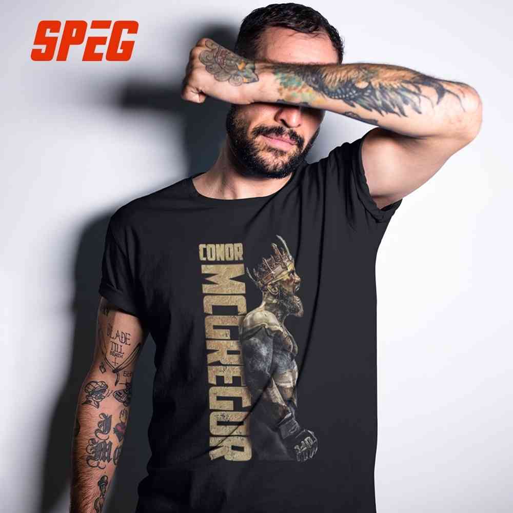 Speg The King Of Conor Mcgregor Mma Notorious T Shirt Men Short Sleeve Tops 100% Cortton Tee O Neck Clothes Male Vintage T-shirt Y19060601
Speg The King Of Conor Mcgregor Mma Notorious T Shirt Men Short Sleeve Tops 100% Cortton Tee O Neck Clothes Male Vintage T-shirt Y19060601
