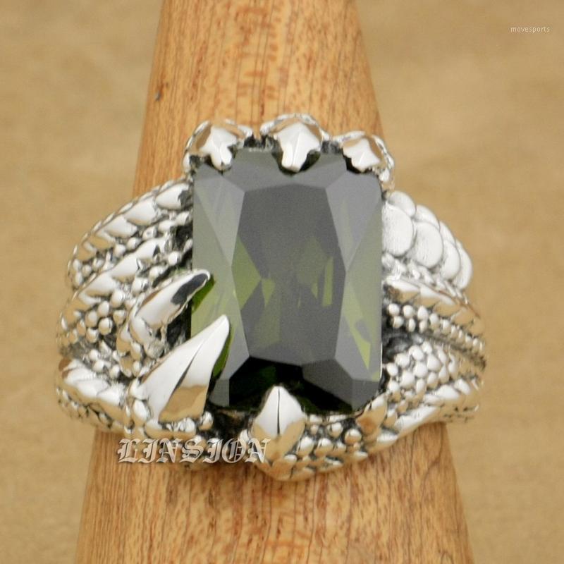 Cluster Rings 925 Sterling Silver Dragon Claw CZ Stone Mens Biker Rocker Punk Ring 8EX06 US Size 7~141
Cluster Rings 925 Sterling Silver Dragon Claw CZ Stone Mens Biker Rocker Punk Ring 8EX06 US Size 7~141