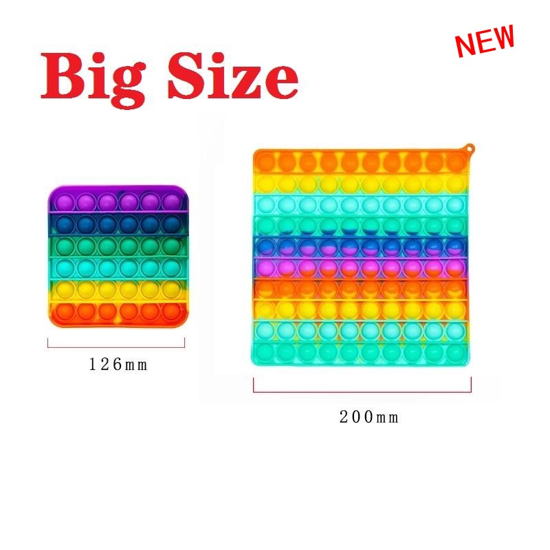 Mega Jumbo Gobang 20CM Large Size Bubble Board Fidget Sensory Push Finger Game Puzzle Toys Rainbow With Carabiner Key Ring
Mega Jumbo Gobang 20CM Large Size Bubble Board Fidget Sensory Push Finger Game Puzzle Toys Rainbow With Carabiner Key Ring