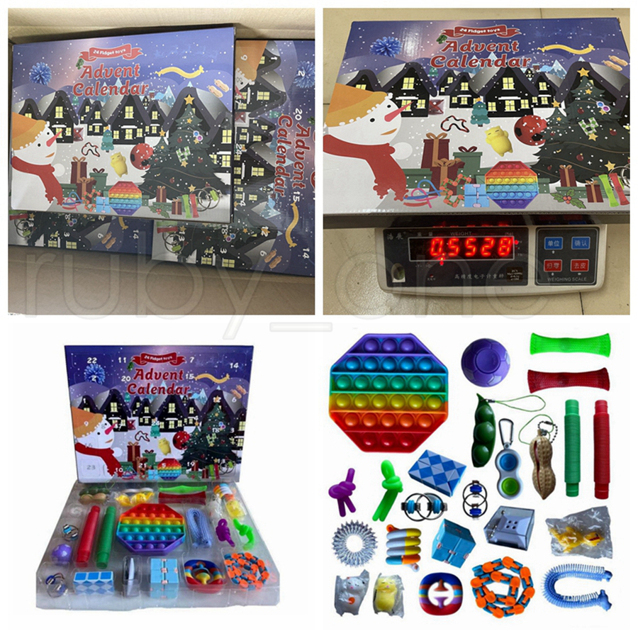 Christmas Fidget Toys Advent Calender 24 Days Countdown Calendar Simple Dimple Decompression Toy Push Bubbles Xmas Gift RRA4401
Christmas Fidget Toys Advent Calender 24 Days Countdown Calendar Simple Dimple Decompression Toy Push Bubbles Xmas Gift RRA4401