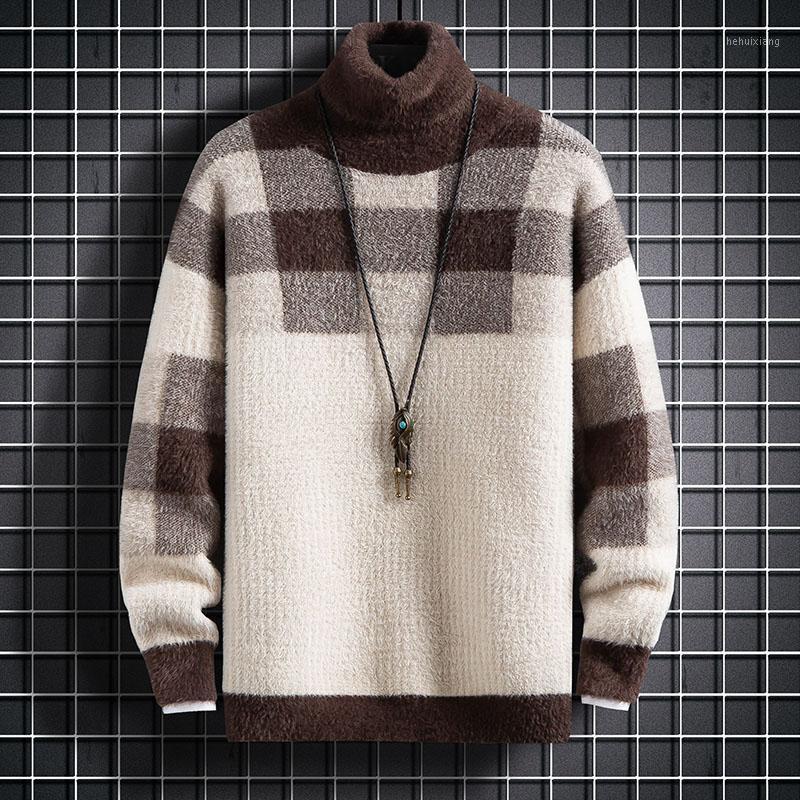 Men's Sweaters Winter Top Quality Cashmere Sweater Men Fashion Plaid Christmas Jumper Turtleneck Thick Warm Mens Pullovers, Black
Men's Sweaters Winter Top Quality Cashmere Sweater Men Fashion Plaid Christmas Jumper Turtleneck Thick Warm Mens Pullovers, Black