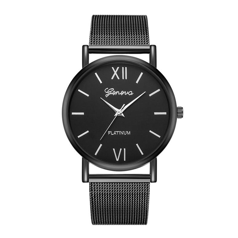 Wristwatches Simple Style Black Clock For Men Women Fashion…