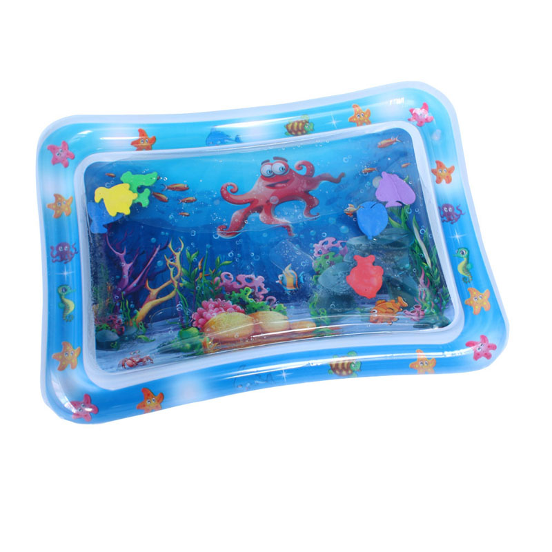 Tummy Time Infant Play Mats Baby Educational Toys Floodable Inflatable Sea World Toddlers Playmat Patted Pads Summer Cool Water Cushion