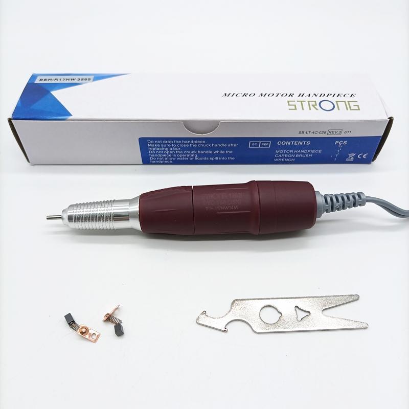Nail Drill & Accessories 35000rpm Strong 120II Micro Motor Handpiece For 210 Control Box Manicure Machine Electric Handle