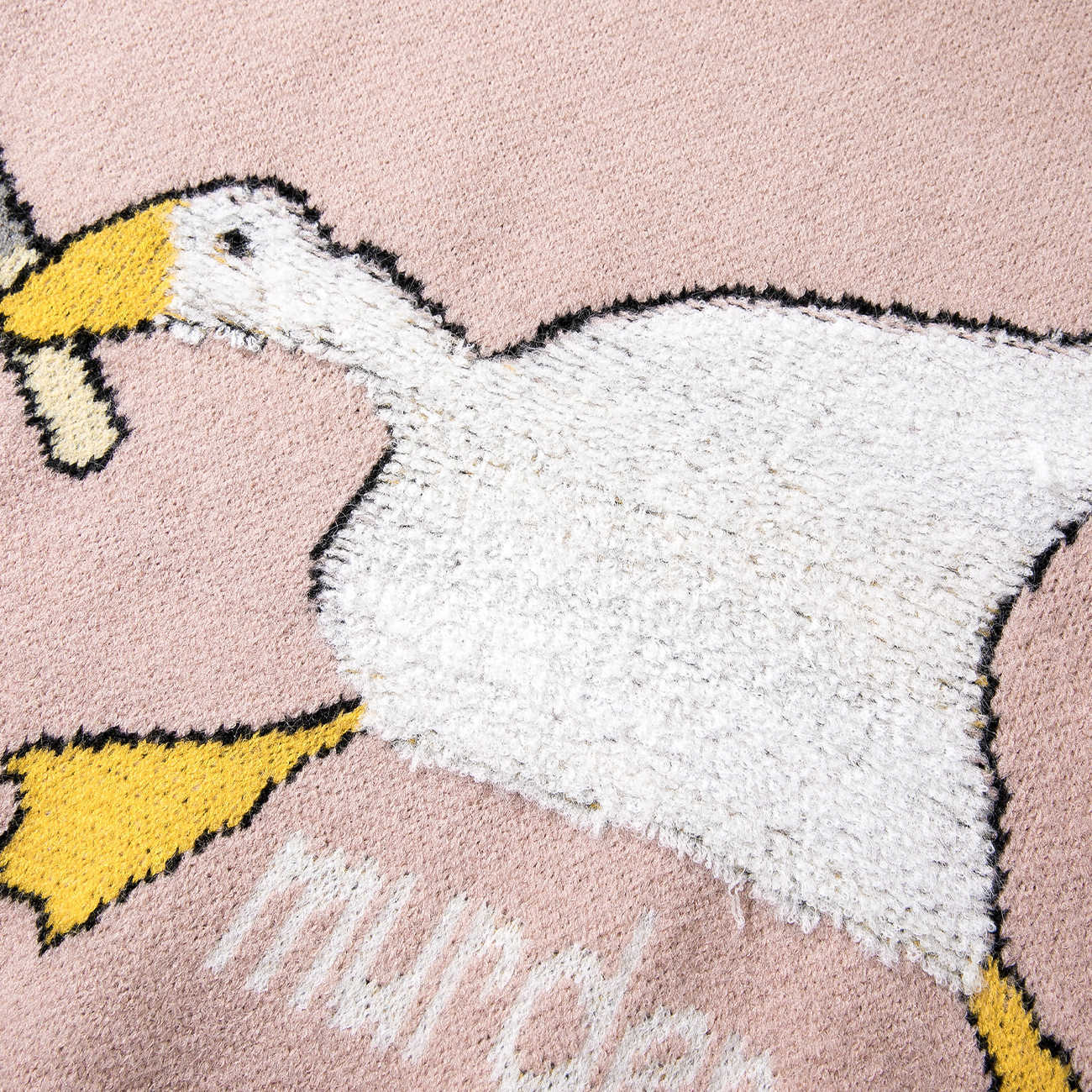 LACIBLE Men Streetwear Sweater Goose Pattern Knitted Sweater Autumn Fashion Harajuku Cotton Casual Pullover Sweater Tops 211008