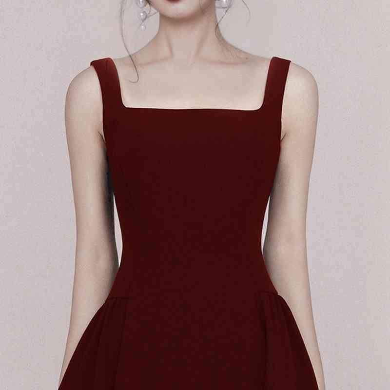 Arrival Women Sexy Spaghetti Strap Summer Dress Vintage Elegant Party Vestidos 210520