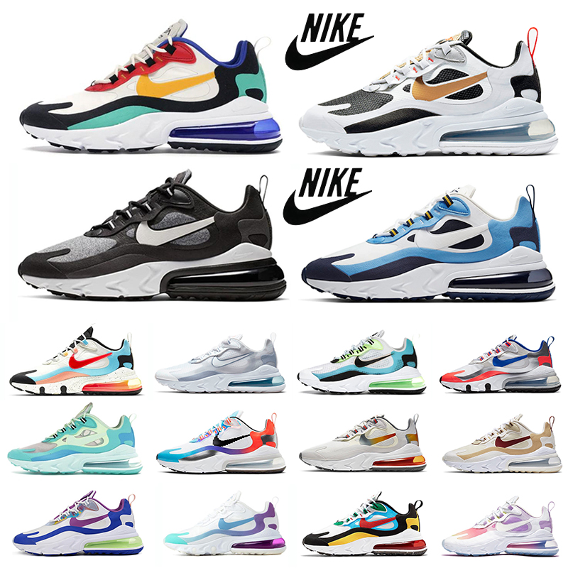 Air max 270 react mens running shoes Bauhaus Blue Volt Optical UNC Pure Platinum Bleached Coral Triple Black Metallic Gold 270s men women trainers sports sneakers, Color#12
Air max 270 react mens running shoes Bauhaus Blue Volt Optical UNC Pure Platinum Bleached Coral Triple Black Metallic Gold 270s men women trainers sports sneakers, Color#12