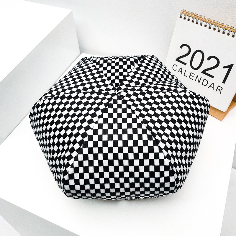 Beanie/Skull Caps New Style Beret Womens Chessboard Plaid Summer Ins Internet Celebrity Cloud hat Spring and Autumn Tide, E-299 black and white large chessboard b
Beanie/Skull Caps New Style Beret Womens Chessboard Plaid Summer Ins Internet Celebrity Cloud hat Spring and Autumn Tide, E-299 black and white large chessboard b