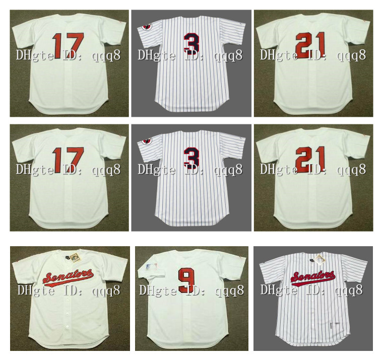 Vintage Washington Senators Jersey 33 FRANK HOWARD 6 MIKE EPSTEIN 9 TED WILLIAMS 21 CURT FLOOD 11 ED BRINKMAN 3 HARMON KILLEBREW 17 DENNY Mc, Blue;black
Vintage Washington Senators Jersey 33 FRANK HOWARD 6 MIKE EPSTEIN 9 TED WILLIAMS 21 CURT FLOOD 11 ED BRINKMAN 3 HARMON KILLEBREW 17 DENNY Mc, Blue;black