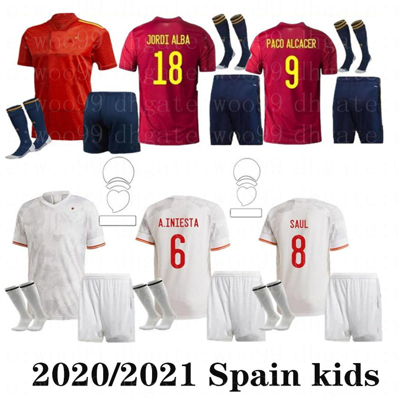 Kids kit sock 2021 Spain home Away Soccer Jersey ASENSIO MORATA ISCO INIESTA PACO ALCACER Child Football, Black
Kids kit sock 2021 Spain home Away Soccer Jersey ASENSIO MORATA ISCO INIESTA PACO ALCACER Child Football, Black