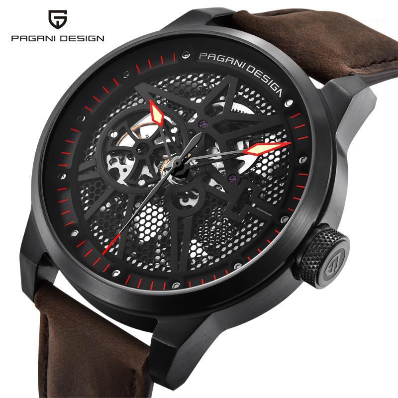 Men's Classic Skeleton Mechanical Watches Waterproof Genuine Leather Hollow Automatic Watch Wristwatches, Black red l
Men's Classic Skeleton Mechanical Watches Waterproof Genuine Leather Hollow Automatic Watch Wristwatches, Black red l