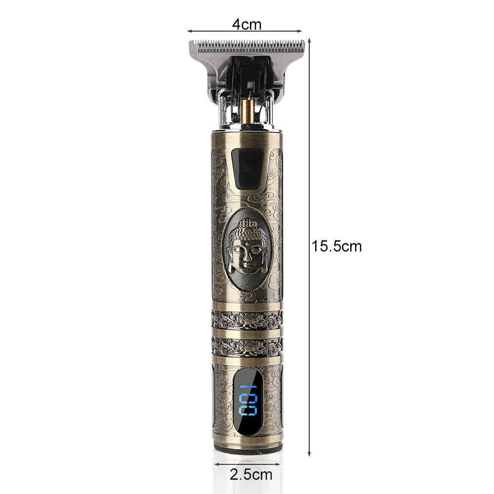 2021 USB Hair Clipper Professional Electric Hair Trimmer Barber Shaver Trimmer Beard 0mm Men Hair Cutting Machine For Men X0625