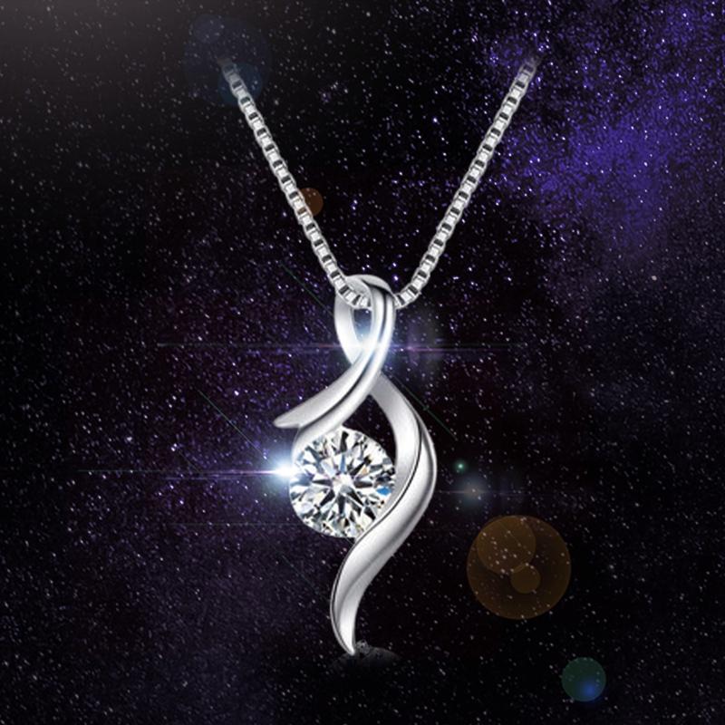 Pendant Necklaces Imitation Moissan Diamond Love Simple Jewelry Zircon Plating Silver Clavicle Chain Necklace For Women
Pendant Necklaces Imitation Moissan Diamond Love Simple Jewelry Zircon Plating Silver Clavicle Chain Necklace For Women
