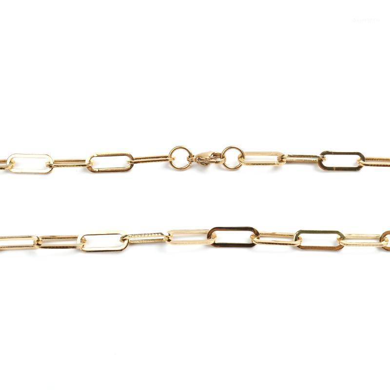 Chains Punk Style Stainless Steel Paperclip Link Cable Chain Necklace Oval Gold/Silver Color Women Party Choker Jewelry Gift 1PC
Chains Punk Style Stainless Steel Paperclip Link Cable Chain Necklace Oval Gold/Silver Color Women Party Choker Jewelry Gift 1PC