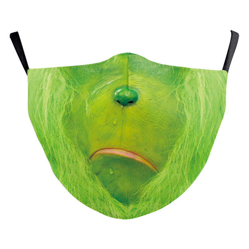 cute green hairy monsterpattern printed masks (no filter) pack of 5 pieces comfortable hygiene reusable washable effective filtering dust
cute green hairy monsterpattern printed masks (no filter) pack of 5 pieces comfortable hygiene reusable washable effective filtering dust
