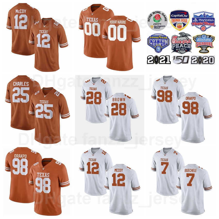 NCAA University Football 25 Jamaal Charles Jersey Texas Longhorns College 12 Colt McCoy 6 Devin Duvernay 7 Shane Buechele 33 DOnta Foreman Orange White High/Good
NCAA University Football 25 Jamaal Charles Jersey Texas Longhorns College 12 Colt McCoy 6 Devin Duvernay 7 Shane Buechele 33 DOnta Foreman Orange White High/Good