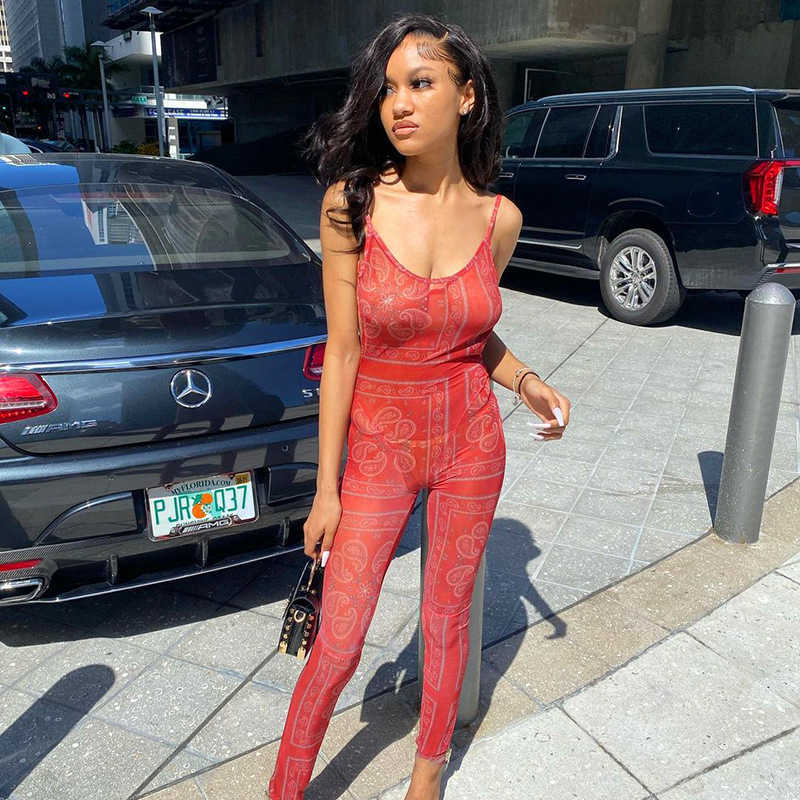 QuanRun Fashion Women Digital Print Sleeveless Halter High Waist Bodycon Sexy Jumpsuits Party Club Streetwear Summer 210604, Red
QuanRun Fashion Women Digital Print Sleeveless Halter High Waist Bodycon Sexy Jumpsuits Party Club Streetwear Summer 210604, Red