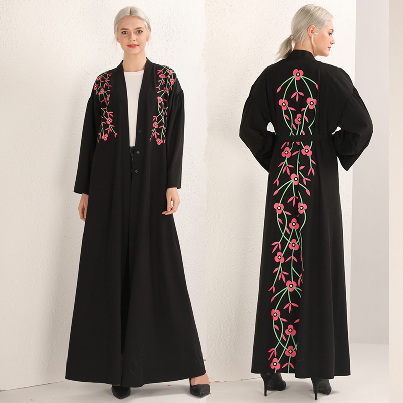 Black Open Abaya Kimono Dubai Kaftan Turkey Islam Clothing Muslim Dress Caftan Abayas For Women Robe Femme Ramadan Eid Mubarak
Black Open Abaya Kimono Dubai Kaftan Turkey Islam Clothing Muslim Dress Caftan Abayas For Women Robe Femme Ramadan Eid Mubarak