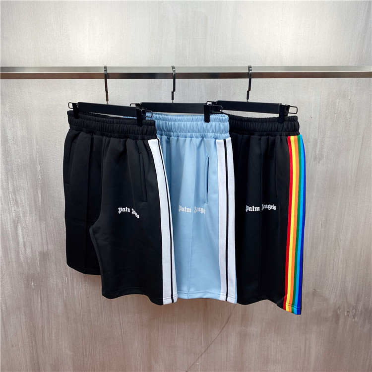 Angel side Future palm stripe shorts PA men's and women's casual sports Capris, Black
Angel side Future palm stripe shorts PA men's and women's casual sports Capris, Black