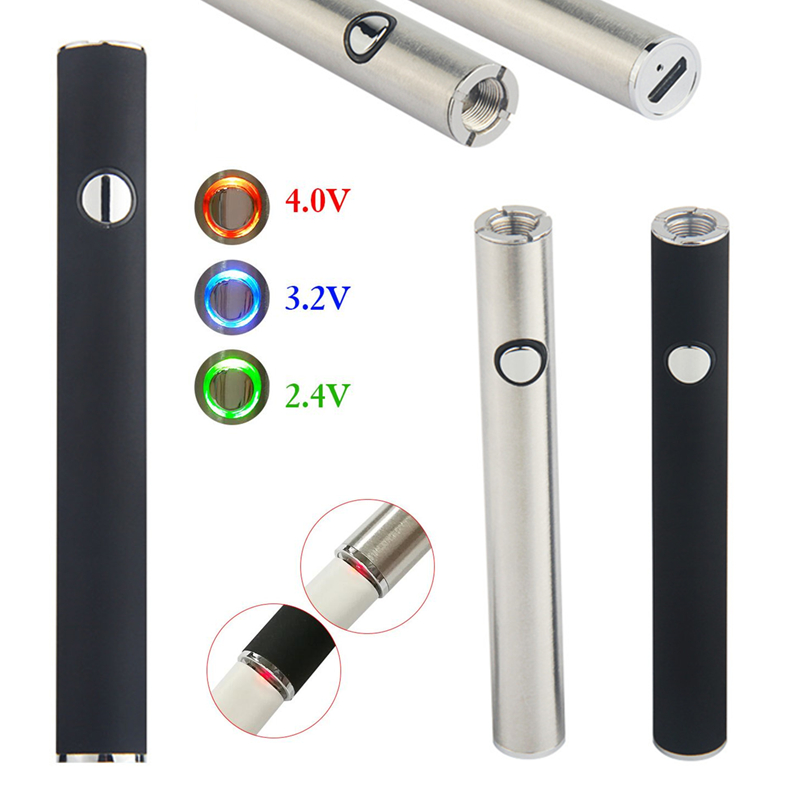 MOQ 5Pcs 380mAh Preheat VV Variable Voltage Bottom USB Charge Battery Fit 510 Thick Oil Atomizer Amigo liberty Vape Carts
MOQ 5Pcs 380mAh Preheat VV Variable Voltage Bottom USB Charge Battery Fit 510 Thick Oil Atomizer Amigo liberty Vape Carts
