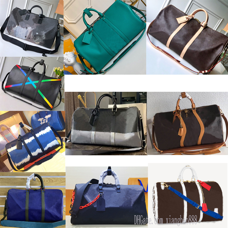Women Men Duffel Bag 29 colors Green Blue black overnight bag mens Keepall designers Bags 50 45 star flower Travels leather Bandouliere pattern luggage, 14
Women Men Duffel Bag 29 colors Green Blue black overnight bag mens Keepall designers Bags 50 45 star flower Travels leather Bandouliere pattern luggage, 14