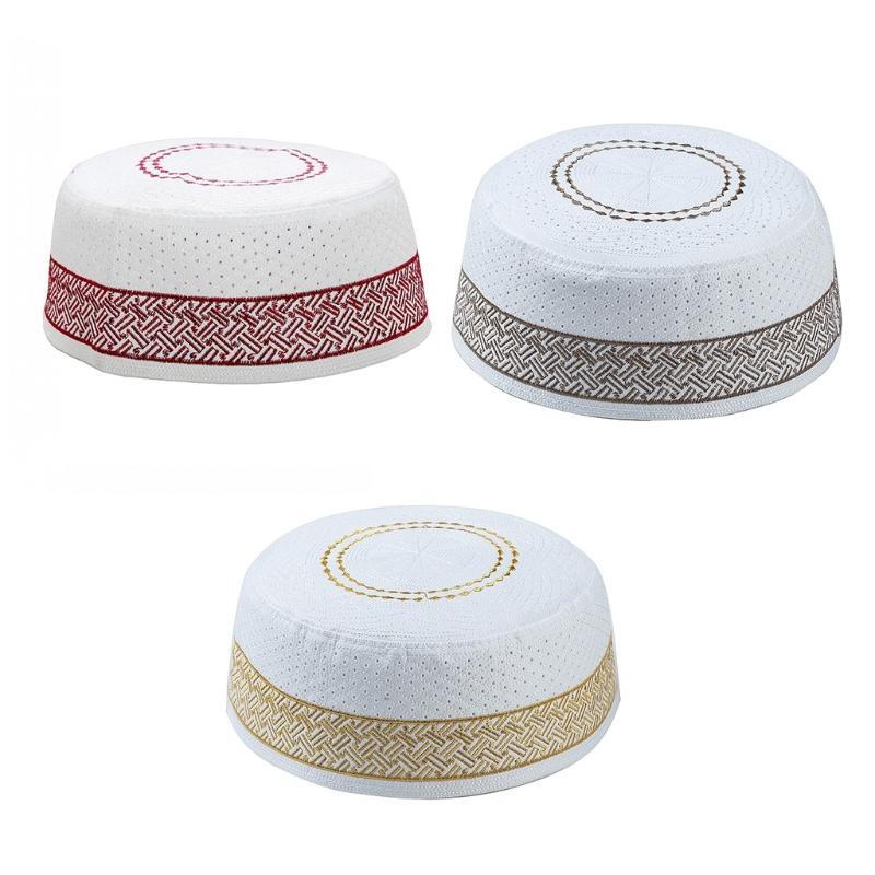 Beanies Mens Muslim Prayer Kufi Hat Vintage Embroidery Mixed Polyester Cotton Islamic Arab Jewish India Headwear Bonnet Cap
Beanies Mens Muslim Prayer Kufi Hat Vintage Embroidery Mixed Polyester Cotton Islamic Arab Jewish India Headwear Bonnet Cap