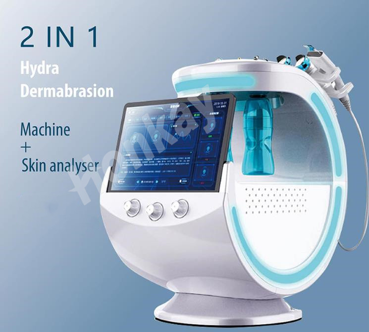 Multifunction Smart Ice Blue Ultrasonic RF Aqua Skin Scrubber Dermabrasion with skin analysis system
Multifunction Smart Ice Blue Ultrasonic RF Aqua Skin Scrubber Dermabrasion with skin analysis system