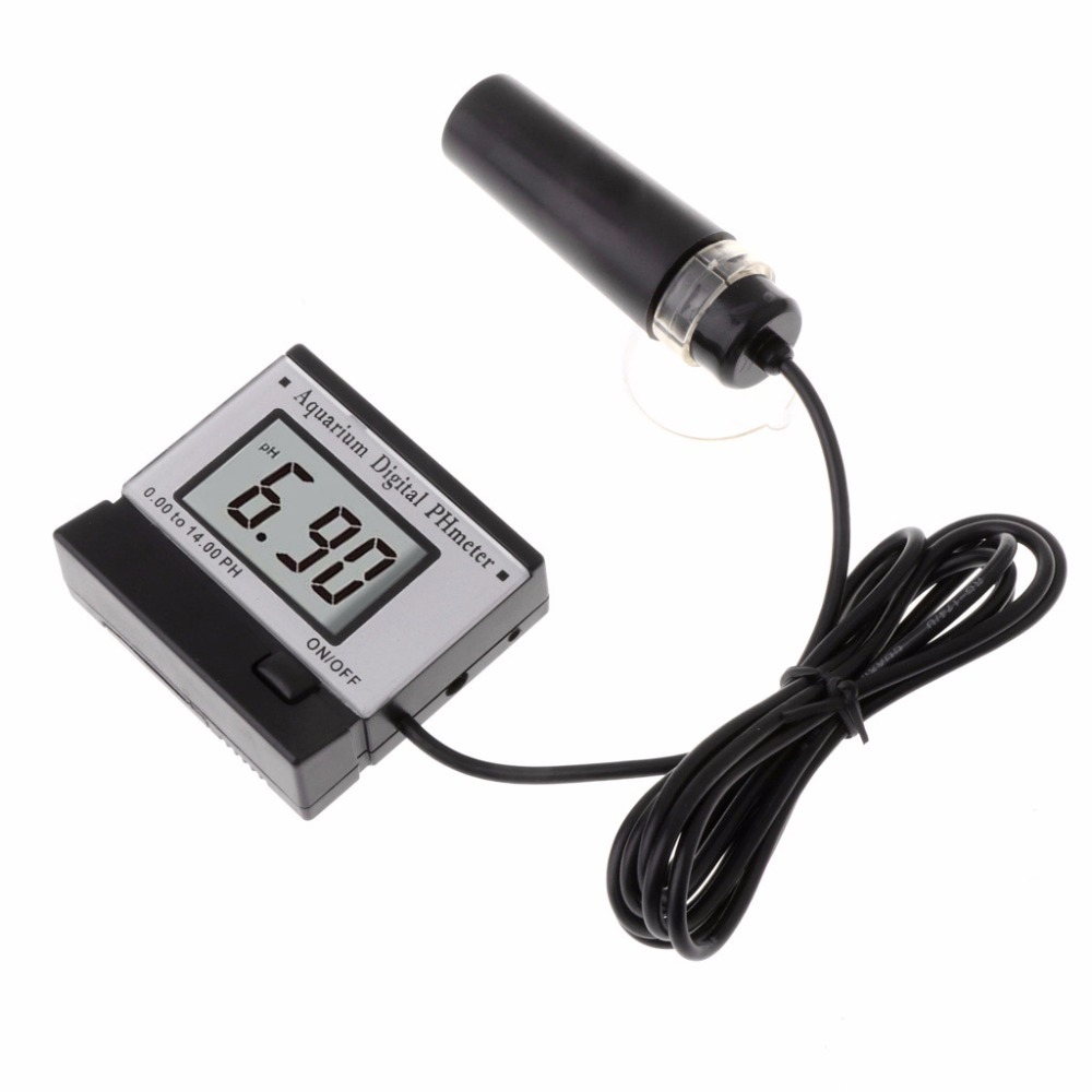Mini Digital Ph Meter Monitors Hydroculture Aquarium Swimming Pool Spa 0.00 ~ 14.00 Test Tool