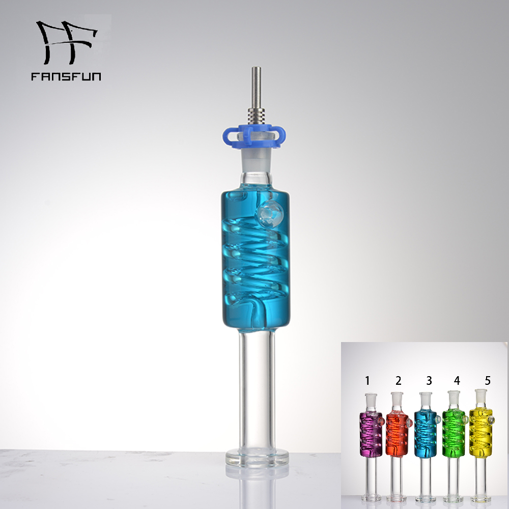 Smoking 10mm glass nectar collector cooling oil liquid glycerin inside with a stainless steel tip and plastic clip dab rig Hookah
Smoking 10mm glass nectar collector cooling oil liquid glycerin inside with a stainless steel tip and plastic clip dab rig Hookah