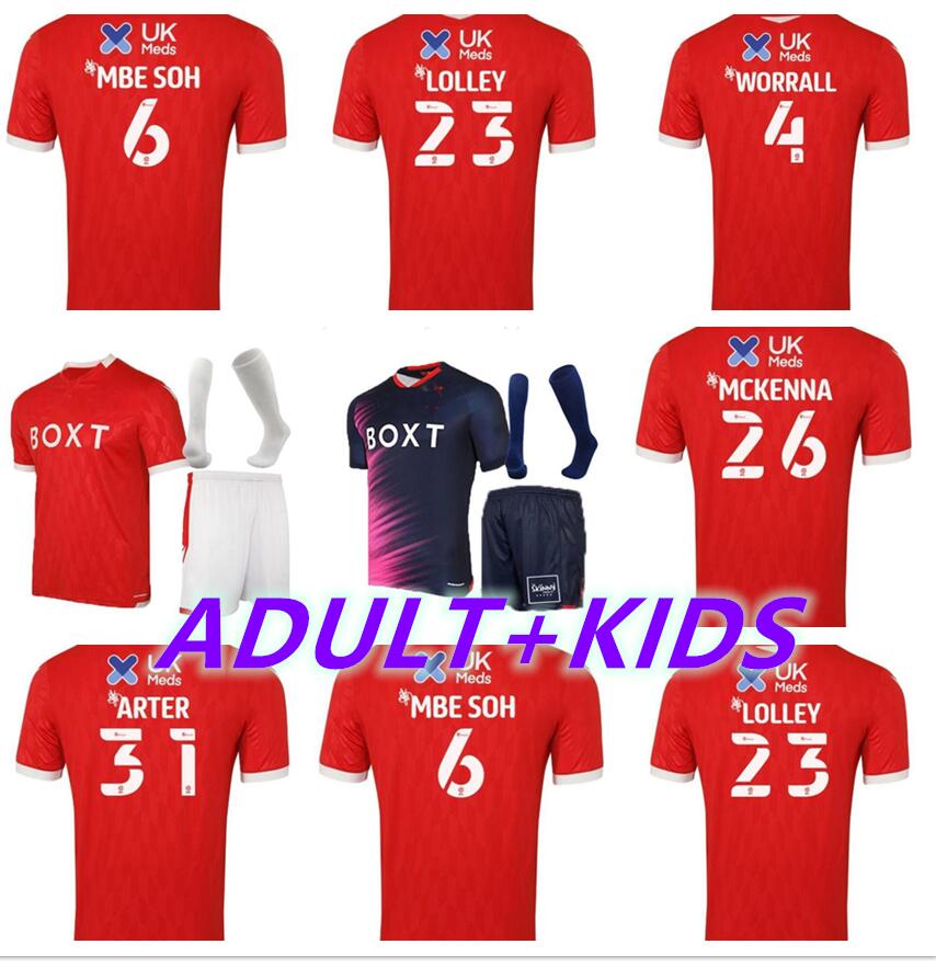 21 22 Nottingham soccer jerseys Forest home red away blue Men tops 2021 2022 Camiseta Worrall MBE SOH LOLLEY MCKENNA ARRER Adult kids kits football shirts set
21 22 Nottingham soccer jerseys Forest home red away blue Men tops 2021 2022 Camiseta Worrall MBE SOH LOLLEY MCKENNA ARRER Adult kids kits football shirts set