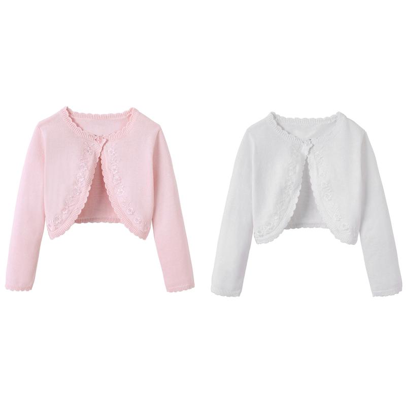 Jackets Toddler Girl Long Sleeve Flower Bolero Jacket Wedding Birthday Party Knitted Crochet Cardigan Coat Kids Cute Clothing, Blue;gray
Jackets Toddler Girl Long Sleeve Flower Bolero Jacket Wedding Birthday Party Knitted Crochet Cardigan Coat Kids Cute Clothing, Blue;gray