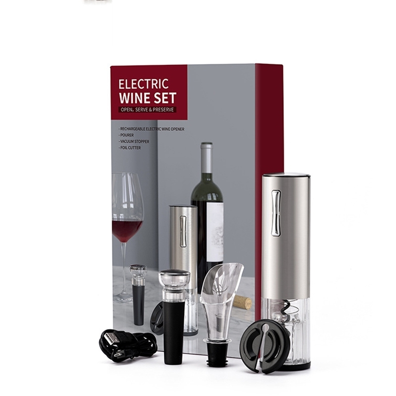 USB Rechargeable Electric Wine Opener Foil Cutter Automatic Corkscrew Rechargeable Electric Bottle Opener Scrapbooking Sets 210821
USB Rechargeable Electric Wine Opener Foil Cutter Automatic Corkscrew Rechargeable Electric Bottle Opener Scrapbooking Sets 210821