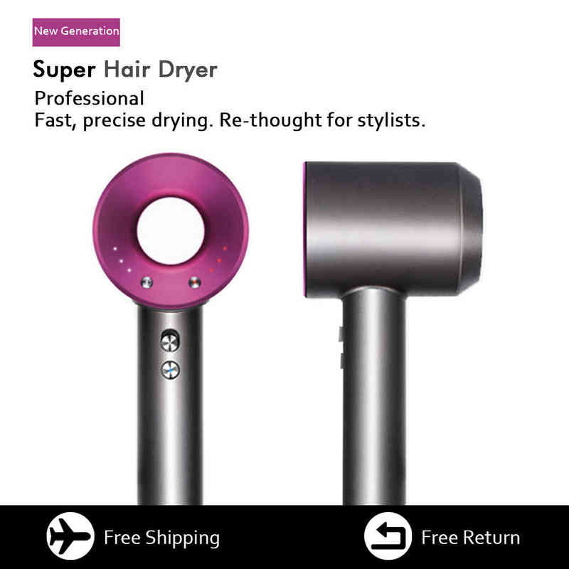 5 in 1 Super Hair Dryer 1600W With Diffuser Flyaway Attachment Cold Wind Hair Styling Professional Hairdryers 220208
5 in 1 Super Hair Dryer 1600W With Diffuser Flyaway Attachment Cold Wind Hair Styling Professional Hairdryers 220208