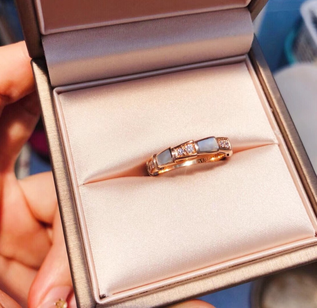TOP quality ring luxury jewelry ladies diamonds 18 K gold plated designer official reproductions highest counter quality for woman band premium gifts