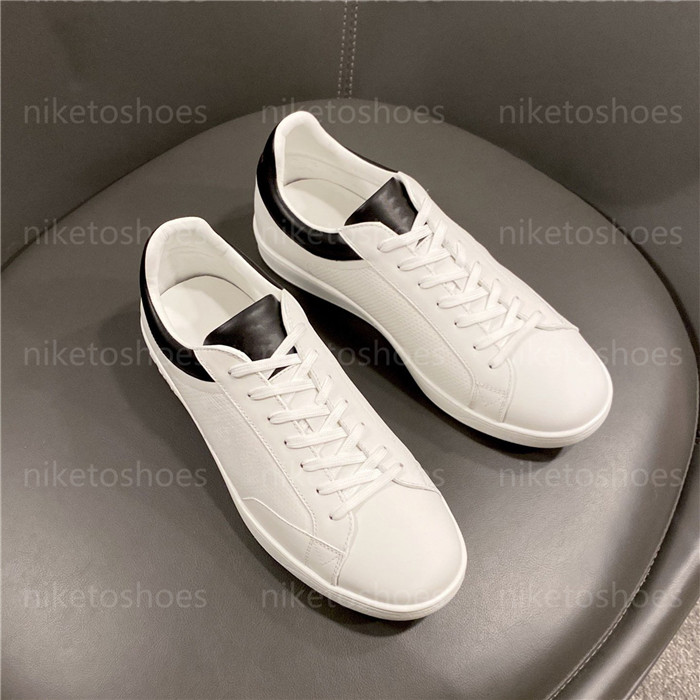 LUXEMBOURG SNEAKER Black White bicolor Perforated calf leather Shoes Brand Rubber outsole Mens Designers Sneakers, 03
LUXEMBOURG SNEAKER Black White bicolor Perforated calf leather Shoes Brand Rubber outsole Mens Designers Sneakers, 03