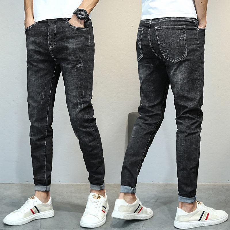 Men's Jeans Style Straight Slim Blue High Quality Scratches Stretch Pants Korean Sexy Casual Black Long Pants;
Men's Jeans Style Straight Slim Blue High Quality Scratches Stretch Pants Korean Sexy Casual Black Long Pants;