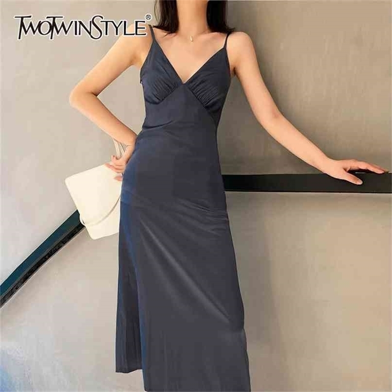 Sexy Solid Midi Dress For Women V Neck Sleeveless High Waist Slim Vintage Dresses Female Summer Fashion 210520, Aspicture
Sexy Solid Midi Dress For Women V Neck Sleeveless High Waist Slim Vintage Dresses Female Summer Fashion 210520, Aspicture
