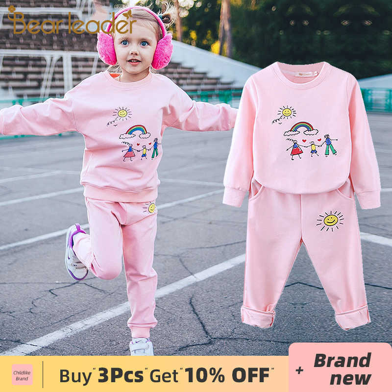 Bear Leader Kids Clothing Sets Winter Girls Clothes Cartoon Printing Sweatshirts+Casual Pants 2Pcs for Girls Suit 3-7Y 210708, Gray az1712
Bear Leader Kids Clothing Sets Winter Girls Clothes Cartoon Printing Sweatshirts+Casual Pants 2Pcs for Girls Suit 3-7Y 210708, Gray az1712