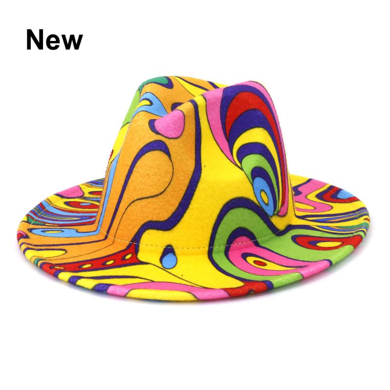 Wide Brim Hats Arrivel Graffiti Print Women Men Woolen Felt Jazz Panama British Classic Party Outdoor Casual Cotton Hat Caps, Blue;gray
Wide Brim Hats Arrivel Graffiti Print Women Men Woolen Felt Jazz Panama British Classic Party Outdoor Casual Cotton Hat Caps, Blue;gray