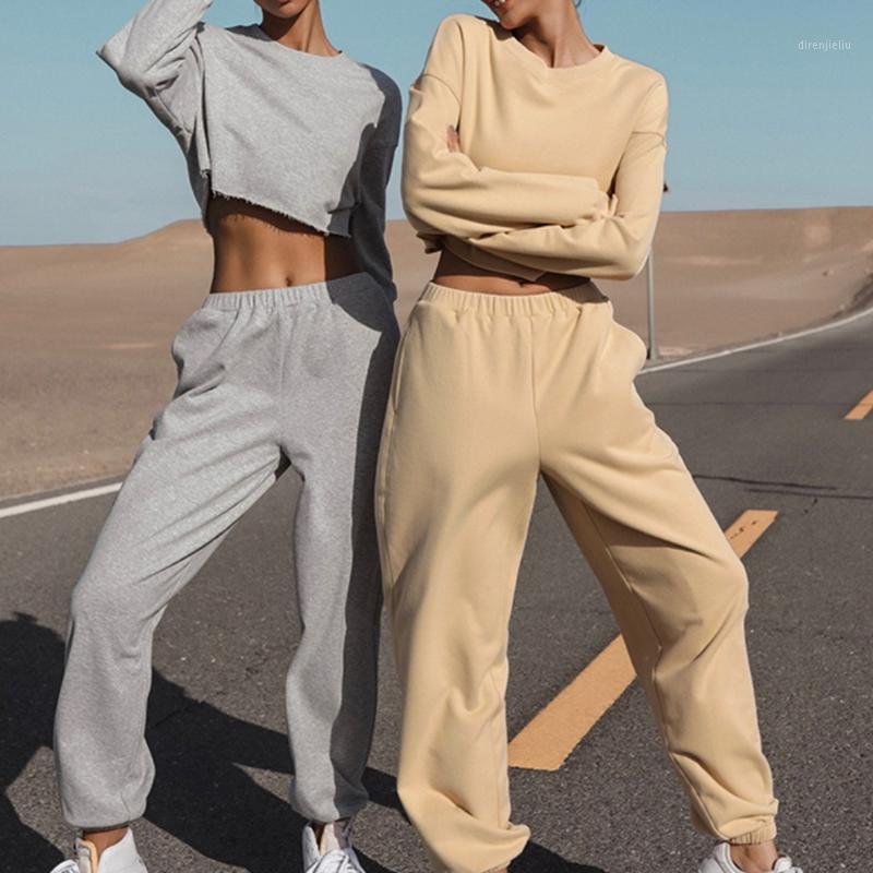 Running Sets Jogging Sports Set Fashion Full Sleeve Crop Top And Sweatpants Soild 2 Piece Womens Outfits Summer Deportivo Pullover 2021, Black;blue
Running Sets Jogging Sports Set Fashion Full Sleeve Crop Top And Sweatpants Soild 2 Piece Womens Outfits Summer Deportivo Pullover 2021, Black;blue