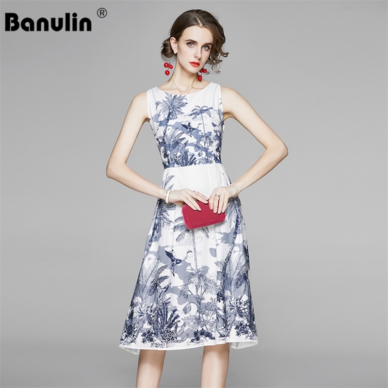 Summer Dress Fashion Womens Sexy O-Neck A-Line Vintage Print Slim Casual Runway Midi Vestidos De Festa 210603, Blue
Summer Dress Fashion Womens Sexy O-Neck A-Line Vintage Print Slim Casual Runway Midi Vestidos De Festa 210603, Blue
