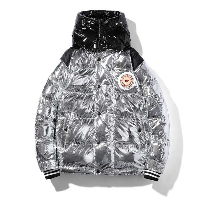 Famous luxury mens down jacket canada north winter Hooded coat shiny silver and black badge printing contrast color men clothing Keep warm
Famous luxury mens down jacket canada north winter Hooded coat shiny silver and black badge printing contrast color men clothing Keep warm